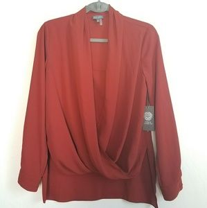 Vince Camuto size XS hi-lo longsleeve camisole